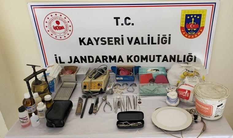 Sahte diş hekimi Kayseri'de gözaltına alındı: Muayenehane mühürlendi