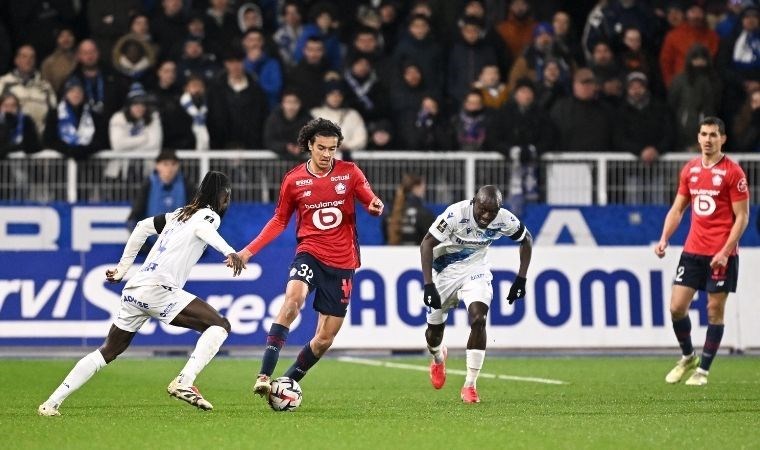 Auxerre - Lille maçında gol sesi çıkmadı!