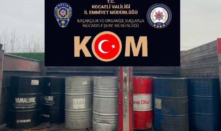 TEM’de bir araçta 2 ton 550 litre kaçak akaryakıt ele geçirildi