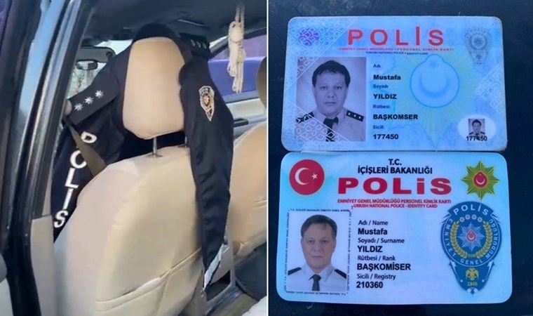 Sahte polisi kartındaki yazım hatası yakalattı