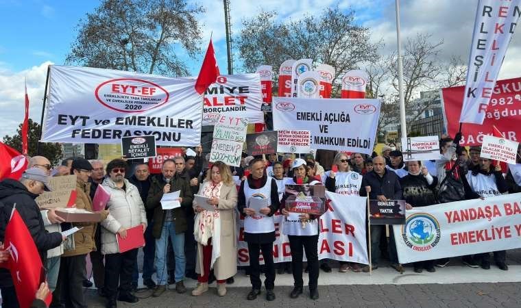 'Emekli öldü' diyen emeklilerden iktidara helvalı protesto