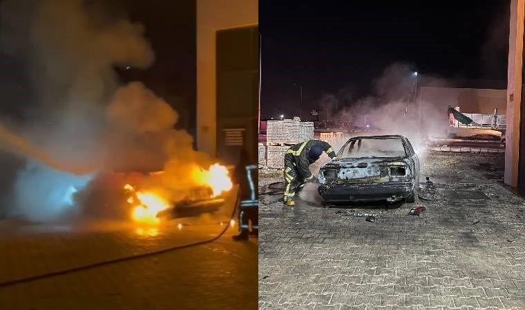 Konya'da tamir için bırakılan araç demir yığınına döndü!