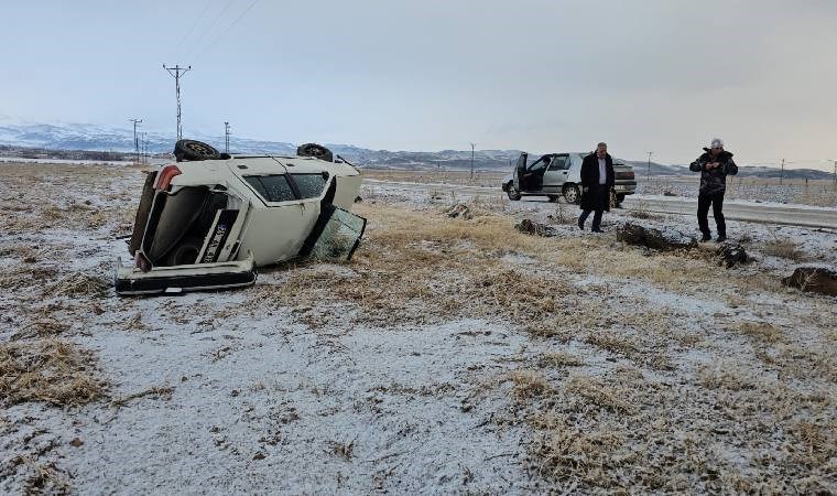 Bitlis'te hastaneye yolunda kaza: Yaralılar var!