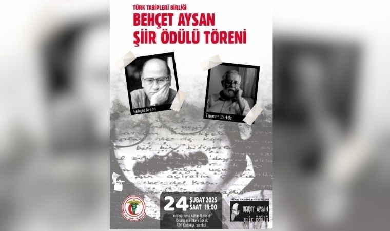 Türk Tabipleri Birliği, Behçet Aysan Şiir Ödülü Töreni’ni düzenliyor