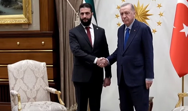 İlk görüntüler geldi... Saray'da Erdoğan-Colani görüşmesi