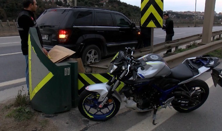 Pendik’te servis minibüsünün çarptığı motosikletin sürücüsü hayatını kaybetti