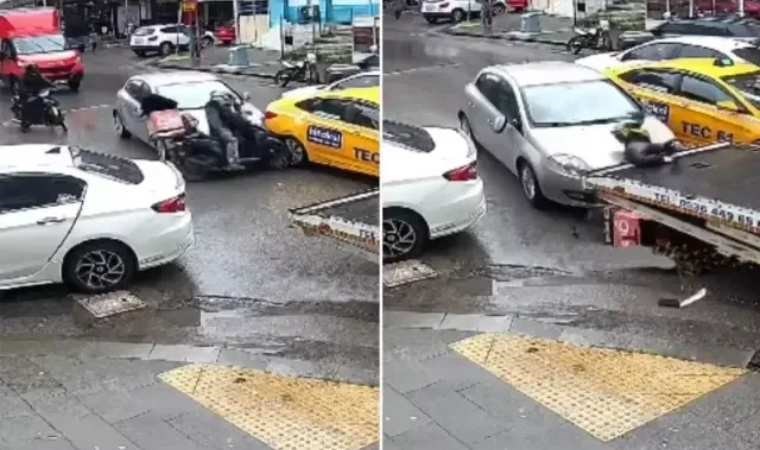 Pendik'te kan donduran olay: Tartıştığı motokuryeyi otomobiliyle ezdi!