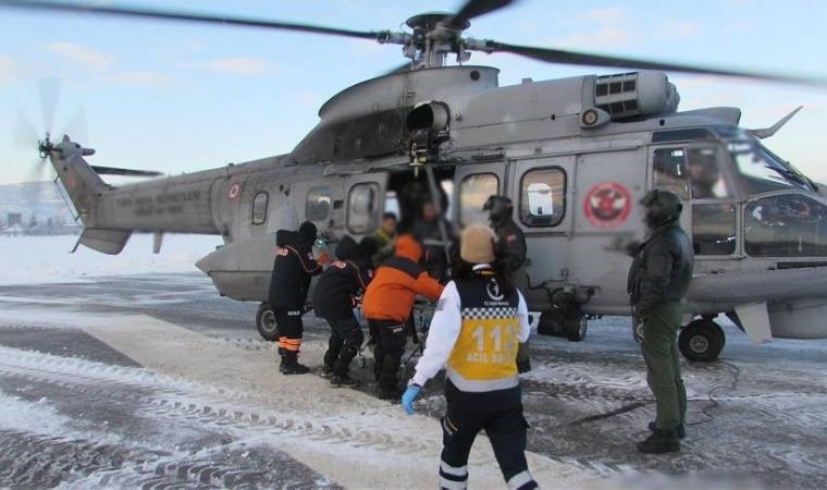 15 gündür haber alınamıyordu... Helikopterle ulaşıldı!