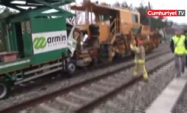 Halkalı-Gebze banliyö tren hattında kaza (12.01.2019)(Video Haber)