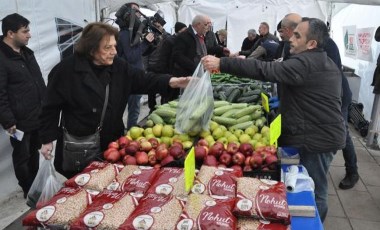 Ankara'da bir günde 23 ton bakliyat satıldı