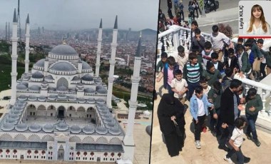 Çamlıca Camii açılışına öğrenci taşıdılar