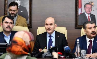 Soylu: 22 kişinin enkaz altında olduğu düşünülüyor