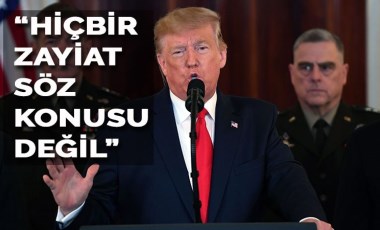 Trump: Hiçbir ABD'li ve Iraklı hayatını kaybetmedi