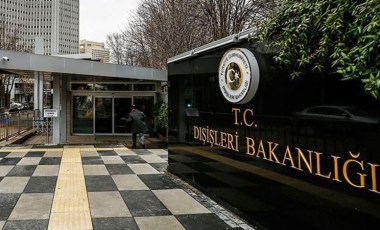 Dışişleri Bakanlığı'ndan ABD’nin yaptırım kararına tepki