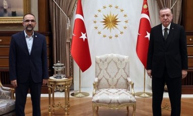 Erdoğan, Saray'da HÜDA PAR Başkanı İshak Sağlam'ı kabul etti