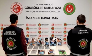 İstanbul Havalimanı'nda, Maradona'nın tablolarının arkasına gizlenmiş kokain ele geçirildi