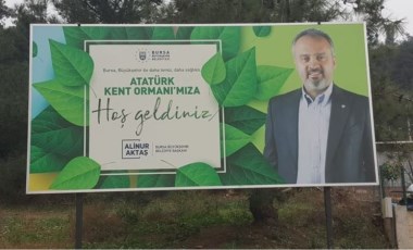 AKP'li Alinur Aktaş, Atatürk Kent Ormanı'na 'kondu': 