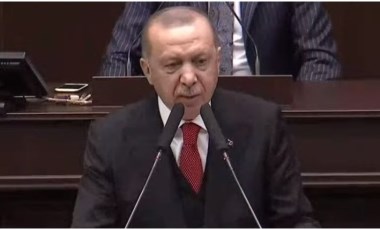 Erdoğan'ın konuşması sırasında 