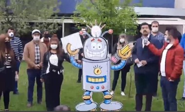 ÖSYM’ye robotlu YKS protestosu