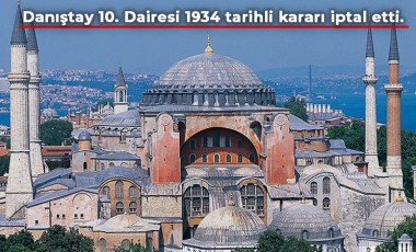 Ayasofya'da ibadet yolu açıldı