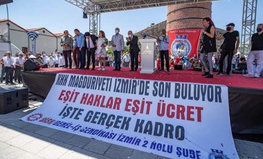 İzmir'de KHK'li işçiler sosyal haklarına kavuşuyor