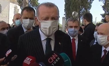 Cumhurbaşkanı Erdoğan: 350 bin kişi iştirak etmiş