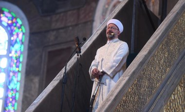 Diyanet İşleri Başkanı Erbaş neden kılıçla çıktığını açıkladı