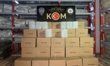 Adana’da bin 340 litre kaçak etil alkol ele geçirildi