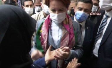 Meral Akşener'e derdini anlatan yurttaş: Çeksinler ellerimin halini, o iktidar görsün