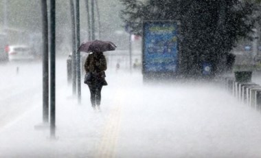 Meteoroloji'den sağanak yağış uyarısı (24.10.2021)