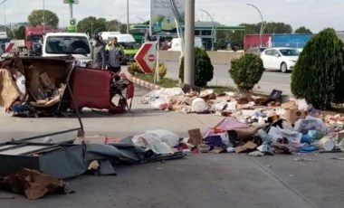 Kocaeli'de taksinin çarptığı hurda toplayıcısından acı haber