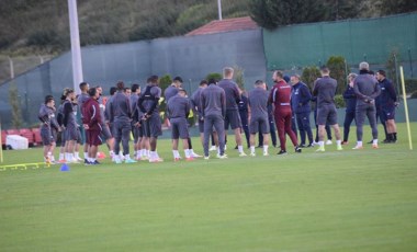 Trabzonspor, Rizespor hazırlıklarını sürdürdü