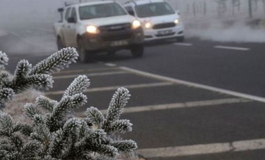 Meteoroloji'den buzlanma ve zirai don uyarısı! (27.10.2021)