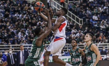 Anadolu Efes, Euroleague'in 6.haftasında Panathinaikos'a 95-69 kaybetti