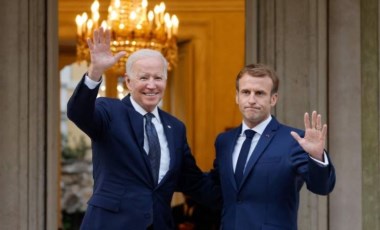 ABD Başkanı Biden ile Fransa Cumhurbaşkanı Macron, Roma'da bir araya geldi