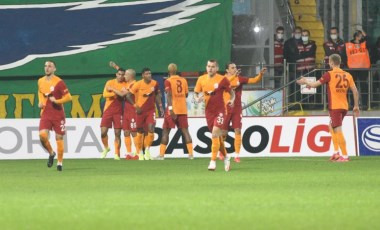 Galatasaray'a Rize'de geriye düştüğü maçı devre arasındaki konuşmalarla çevirdi