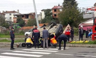 Ordu’da valilik aracı kaza yaptı: 3 yaralı