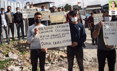 Atık kağıt işçileri, polis baskınlarına karşı Ümraniye'de basın açıklaması düzenledi