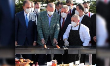 Bahçeli'ye gönderme mi? Erdoğan kebap başına geçti