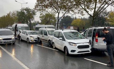 Şişli’de zincirleme kaza, 7 araç birbirine girdi