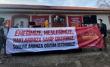 Zonguldak'ta tarihi Maden Mühendisleri Odası binası için yurttaşlar bir araya geldi