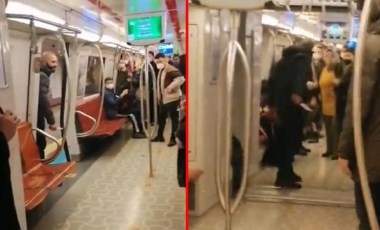 İstanbul metrosunda bıçaklı saldırgan kadınları tehdit etti