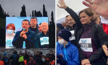 İstanbul Maratonu'nda Akşener ve Kılıçdaroğlu'nun göğüs numaraları dikkat çekti