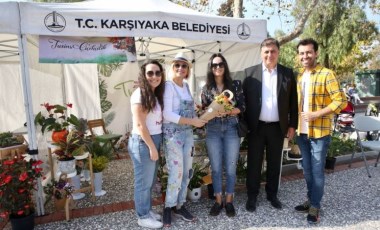 Karşıyaka ‘Sonbahar Çiçek Festivali’ ile renklendi