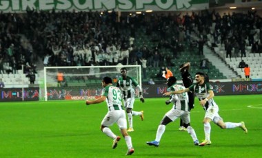 Giresunspor'dan evinde Altay'a karşı 3 gollü galibiyet