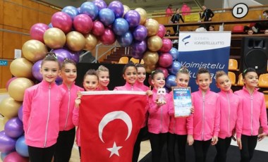 İstanbul Şavkar Cimnastik Spor Kulübü altın madalya ile ülkeye döndü