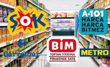 BİM, A-101, Şok, CarrefourSa, Metro'ya 'sebepsiz zam' cezası