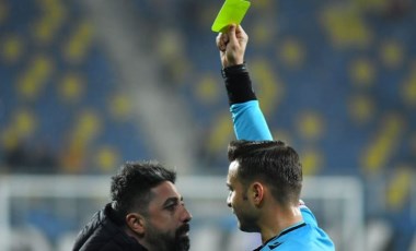 Ankaragücü maçında ilginç an: Sağlık ekibine sarı kart!