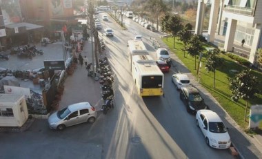 Firma caddeyi motosiklet sergisine çevirdi, trafik çileye dönüştü