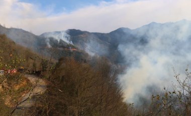 Trabzon'da 4 noktada orman yangını